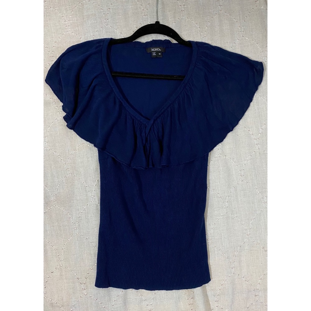 Xoxo blue top